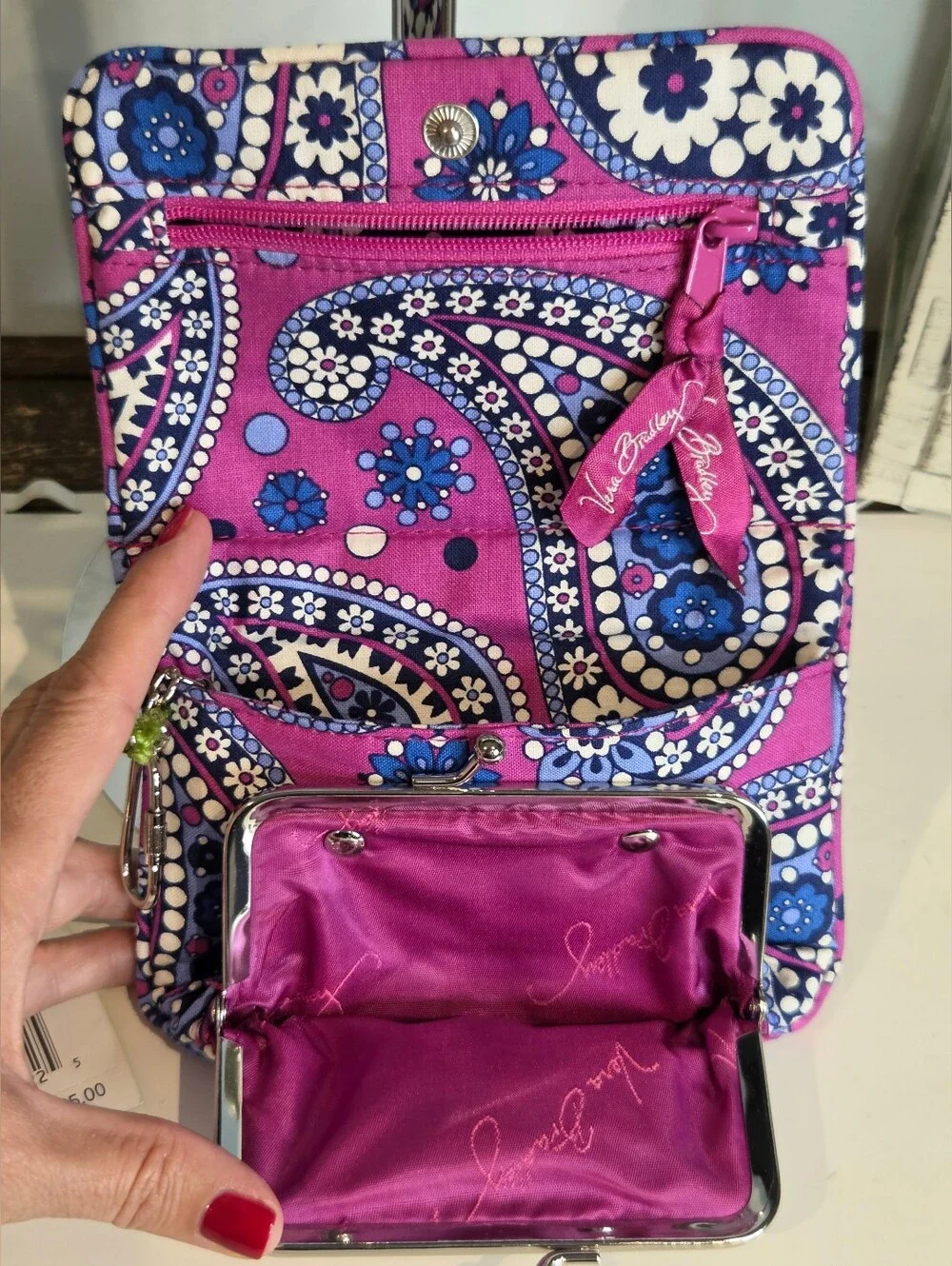 Vera Bradley Boysenberry Wallet - Picture 4 of 5